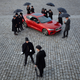 Illustration for article titled The Engineers Behind the 2019 Volvo S60 Recreated a Cute Photo of the Original 1956 Volvo Amazon